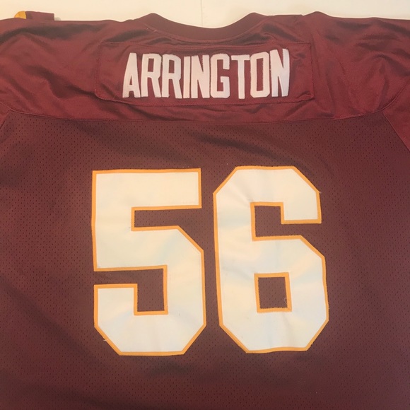 🏈 ‘03 Lavar Arrington Washington Redskins Football Authentic Linebacker Jersey - Picture 2 of 16